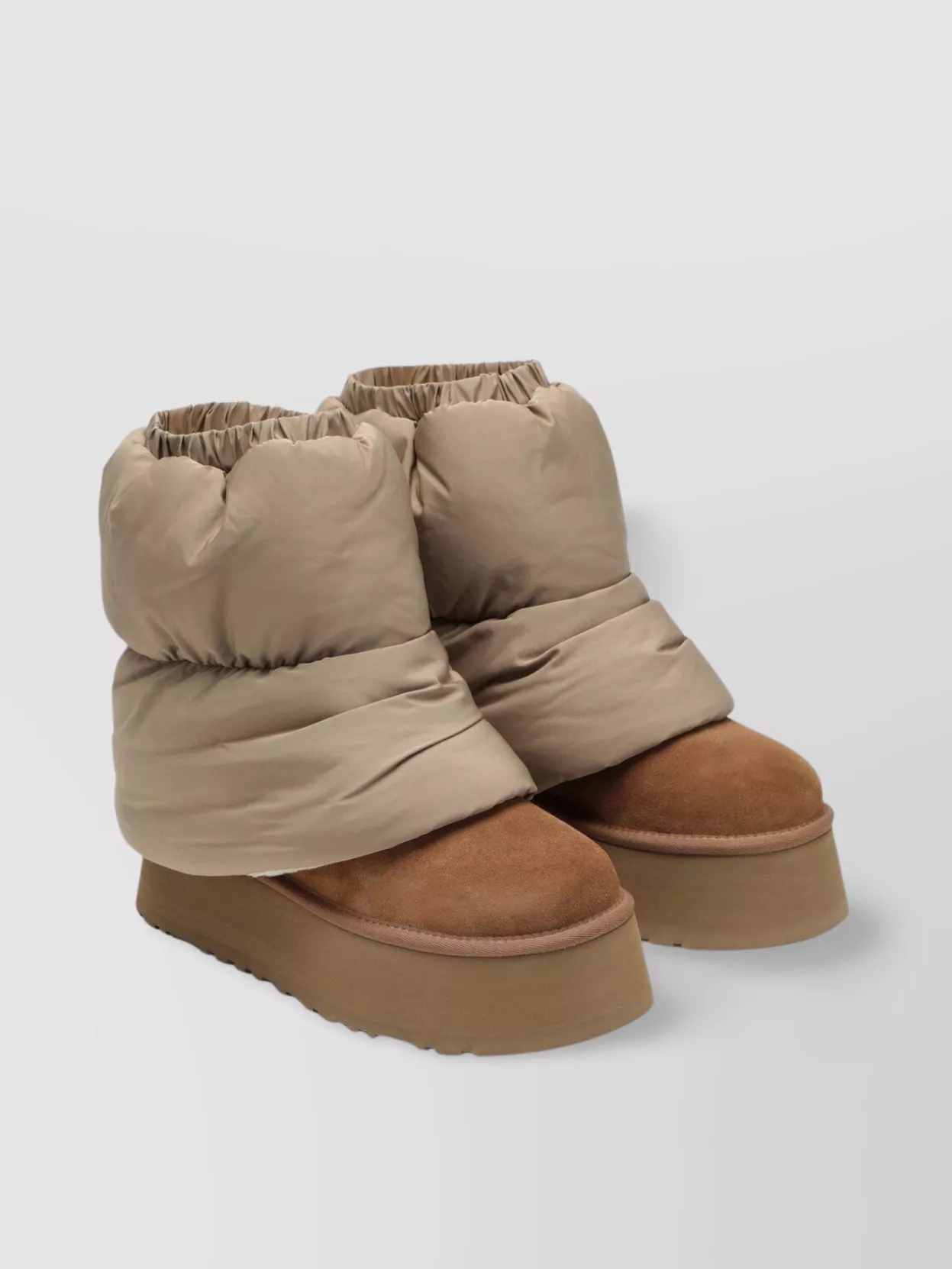 Ugg Mini Platform Sole Round Toe Ankle Boot
