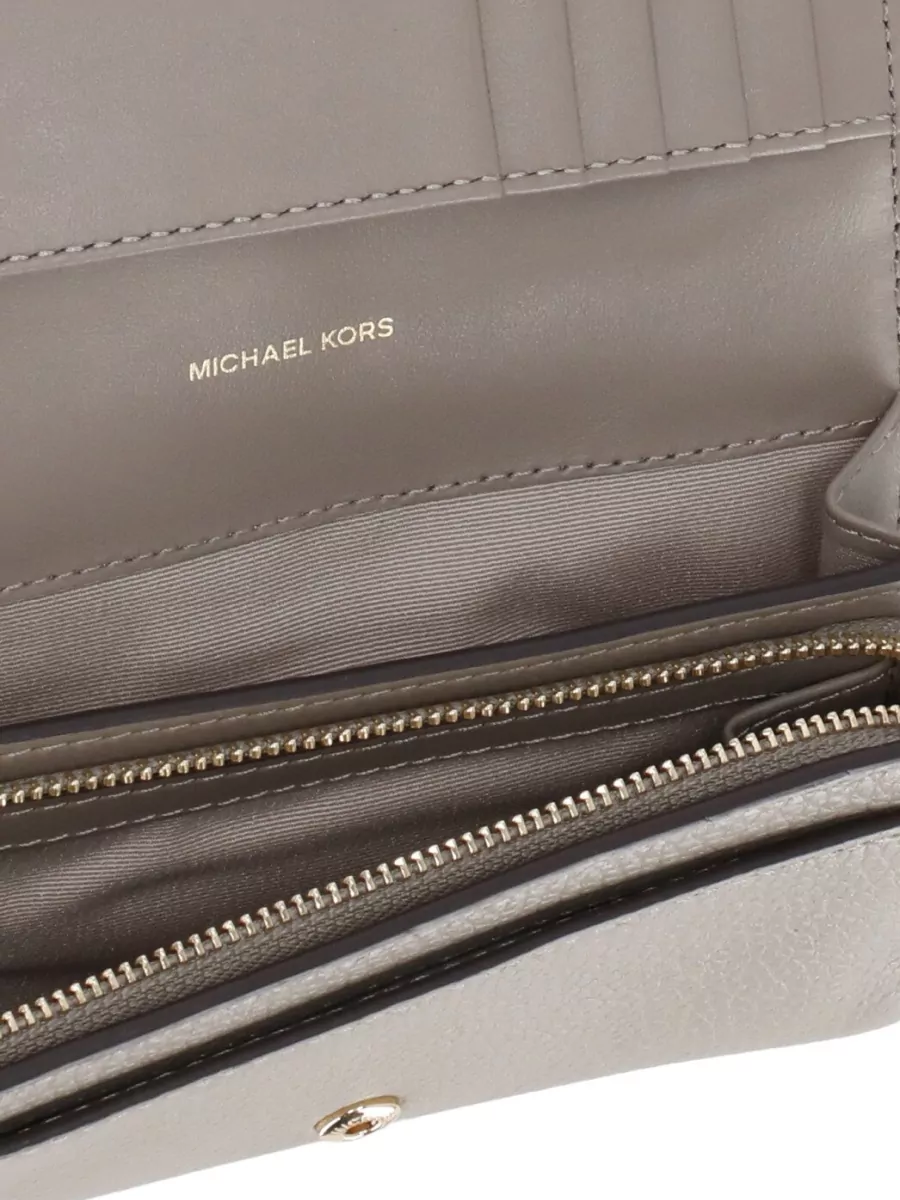 Michael Michael Kors Pebbled Leather Wallet Featuring Rear Welt Pocket
