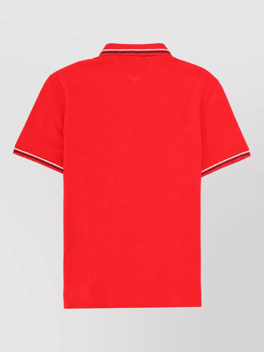 Valentino Cotton Logo-Patch Polo Shirt