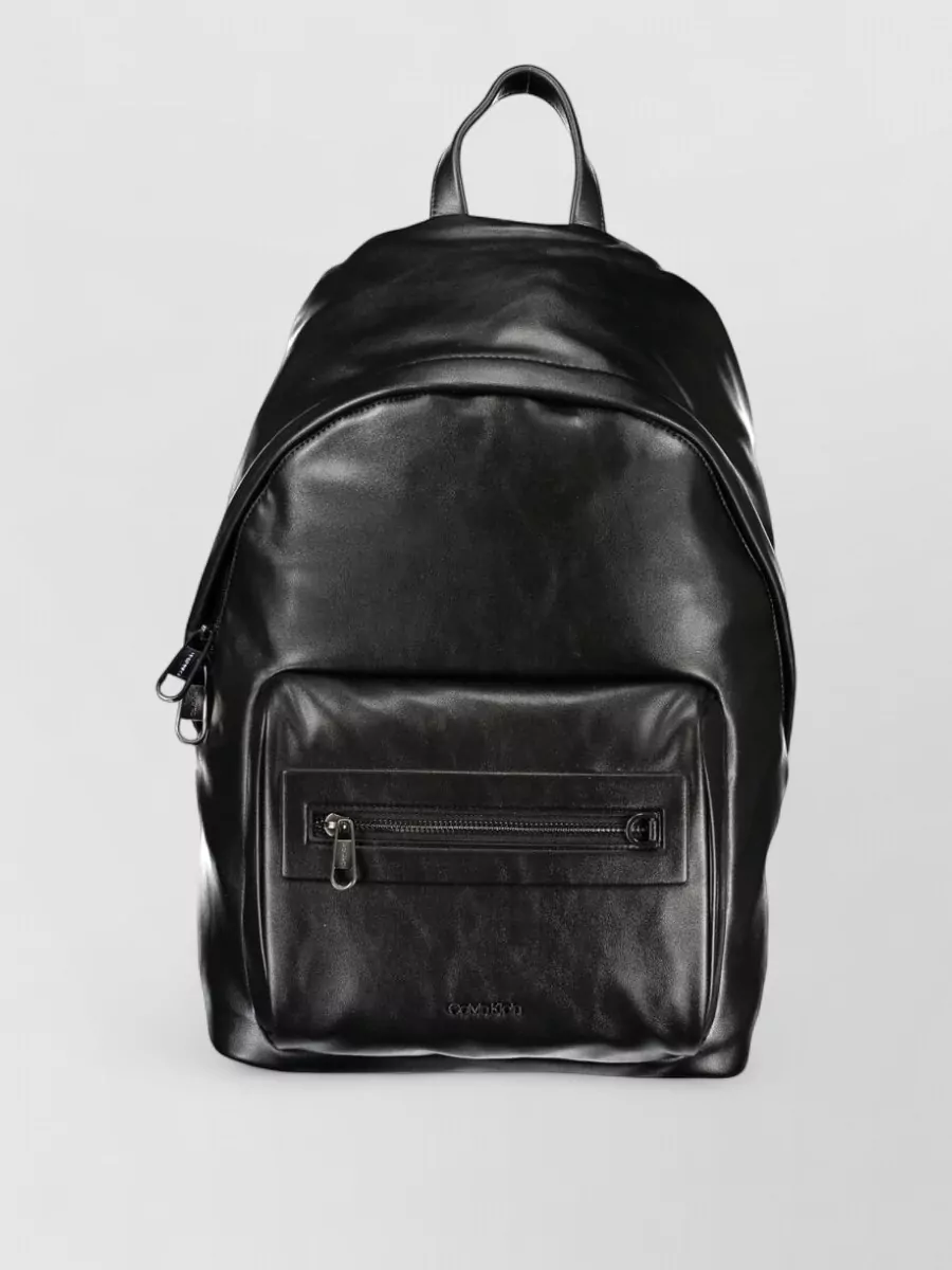Calvin Klein faux leather backpack