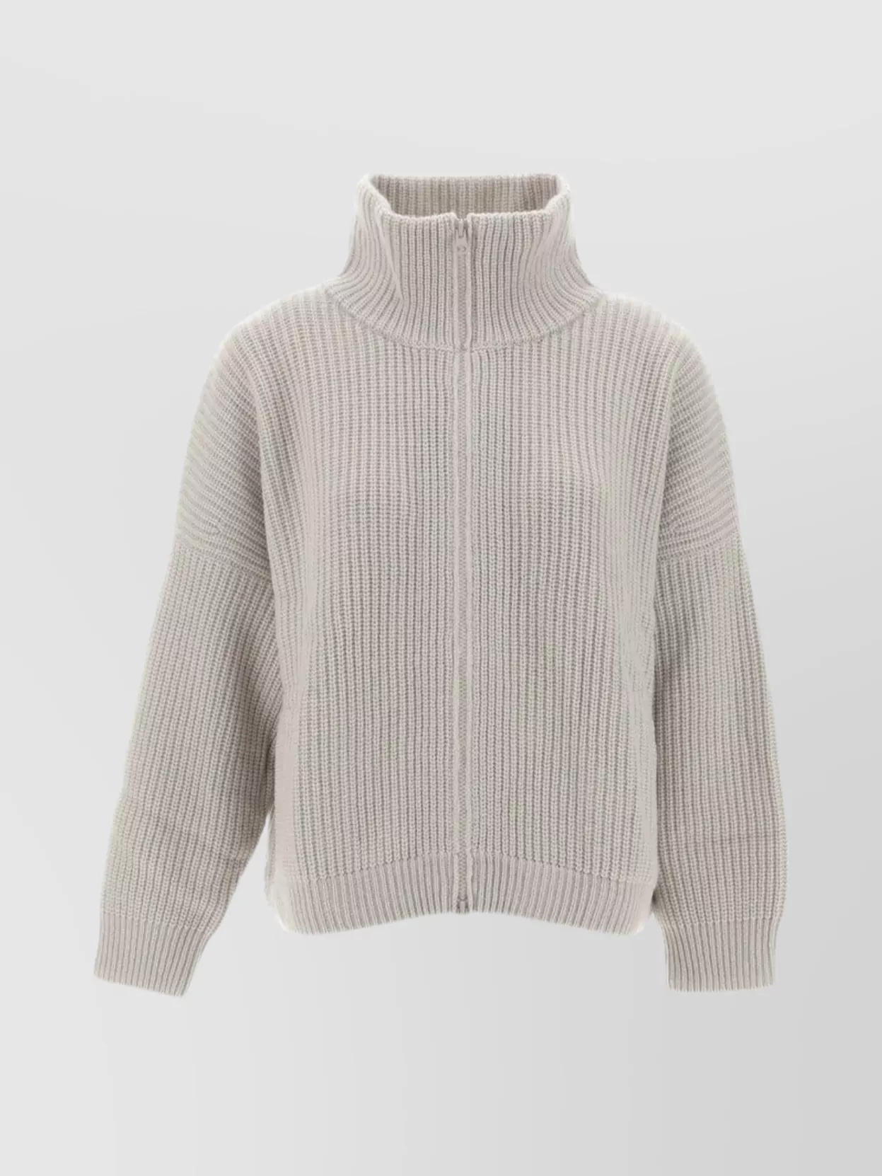 Lisa Yang Mella Ribbed-knit Cashmere Cardigan In Grey