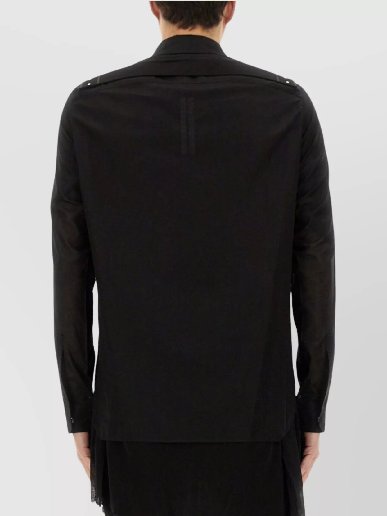 Rick Owens Shirt Sheer Fabric Chest Pockets