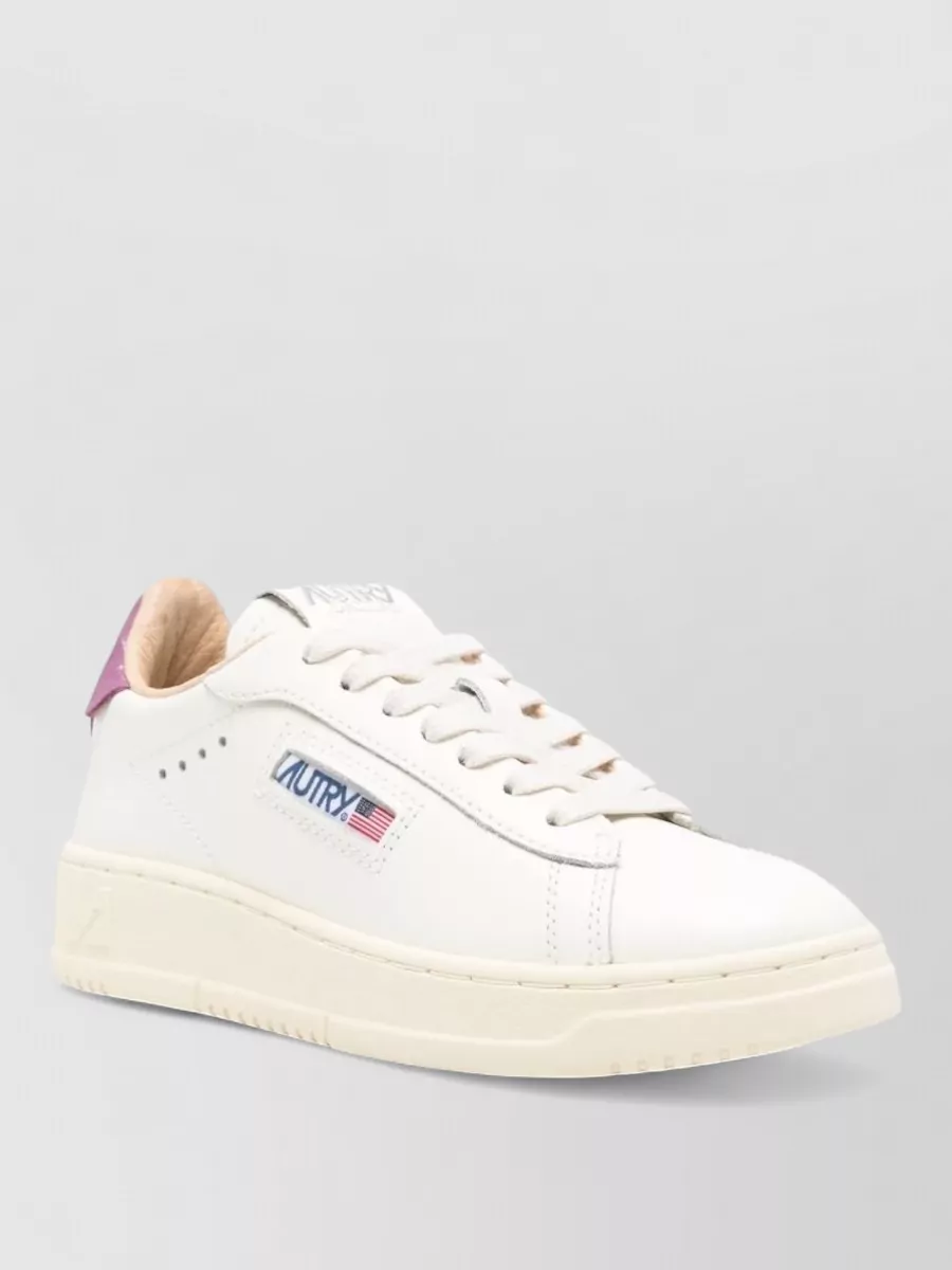 Autry Dallas Low Sneakers Leather Perforated Panel