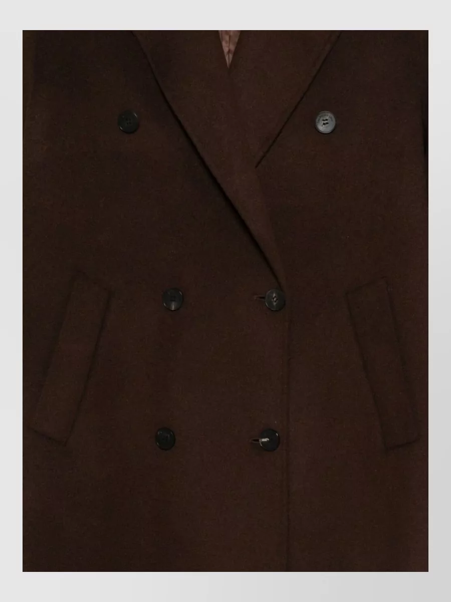 The Frankie Shop Wool Oversized Double-Breasted Coat