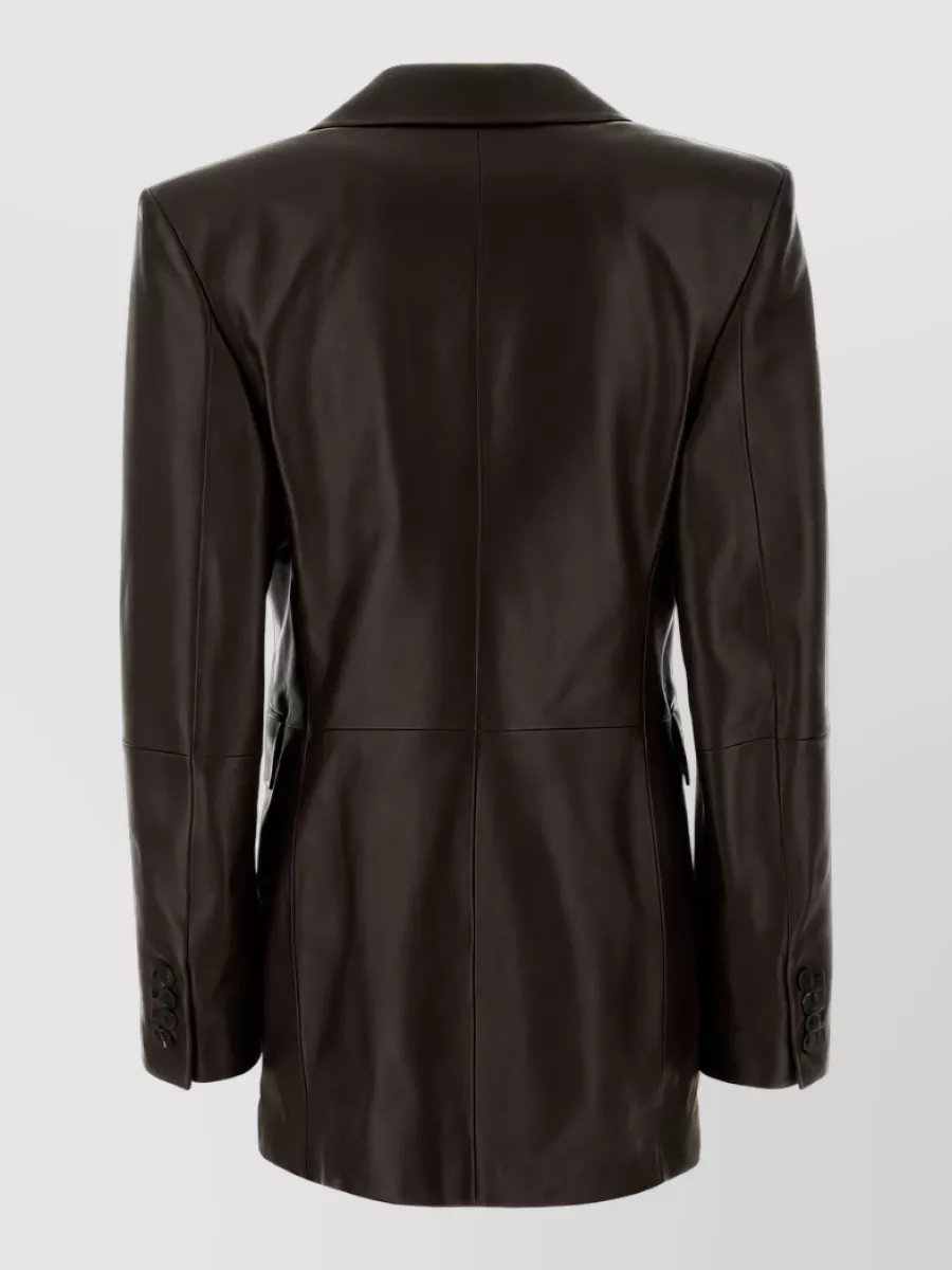 Saint Laurent Lamb Leather Blazer
