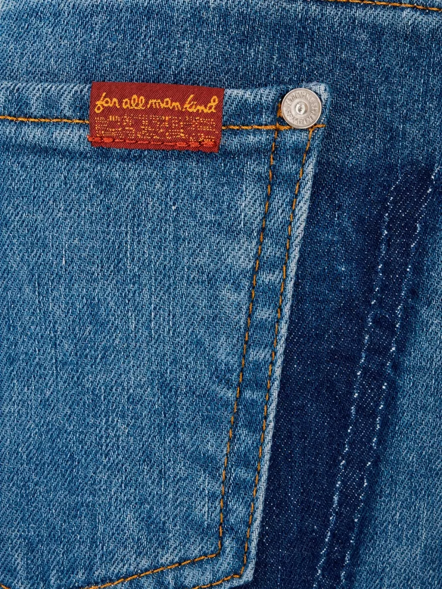 7 For All Mankind Denim Straight-Leg Jeans