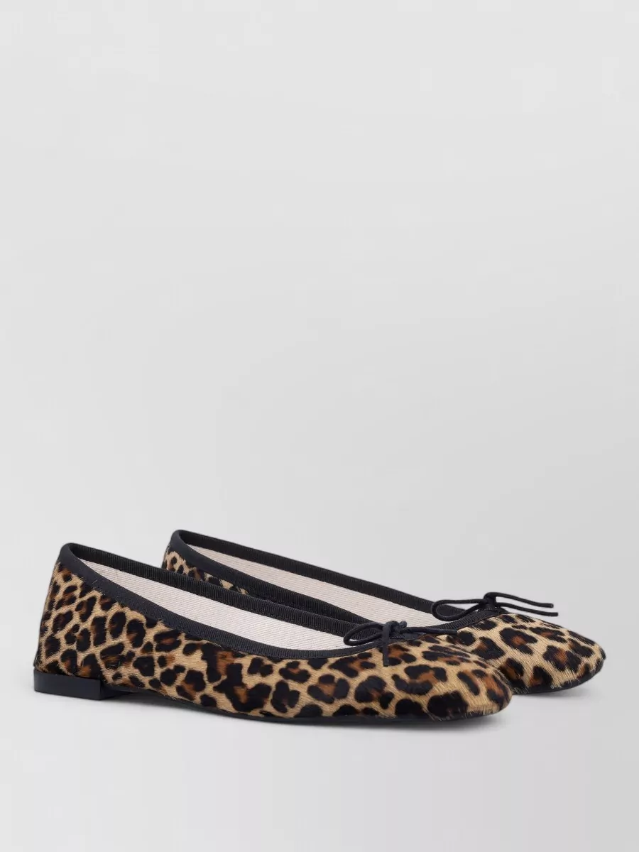 Repetto Leopard-print Calfskin Ballet Flats