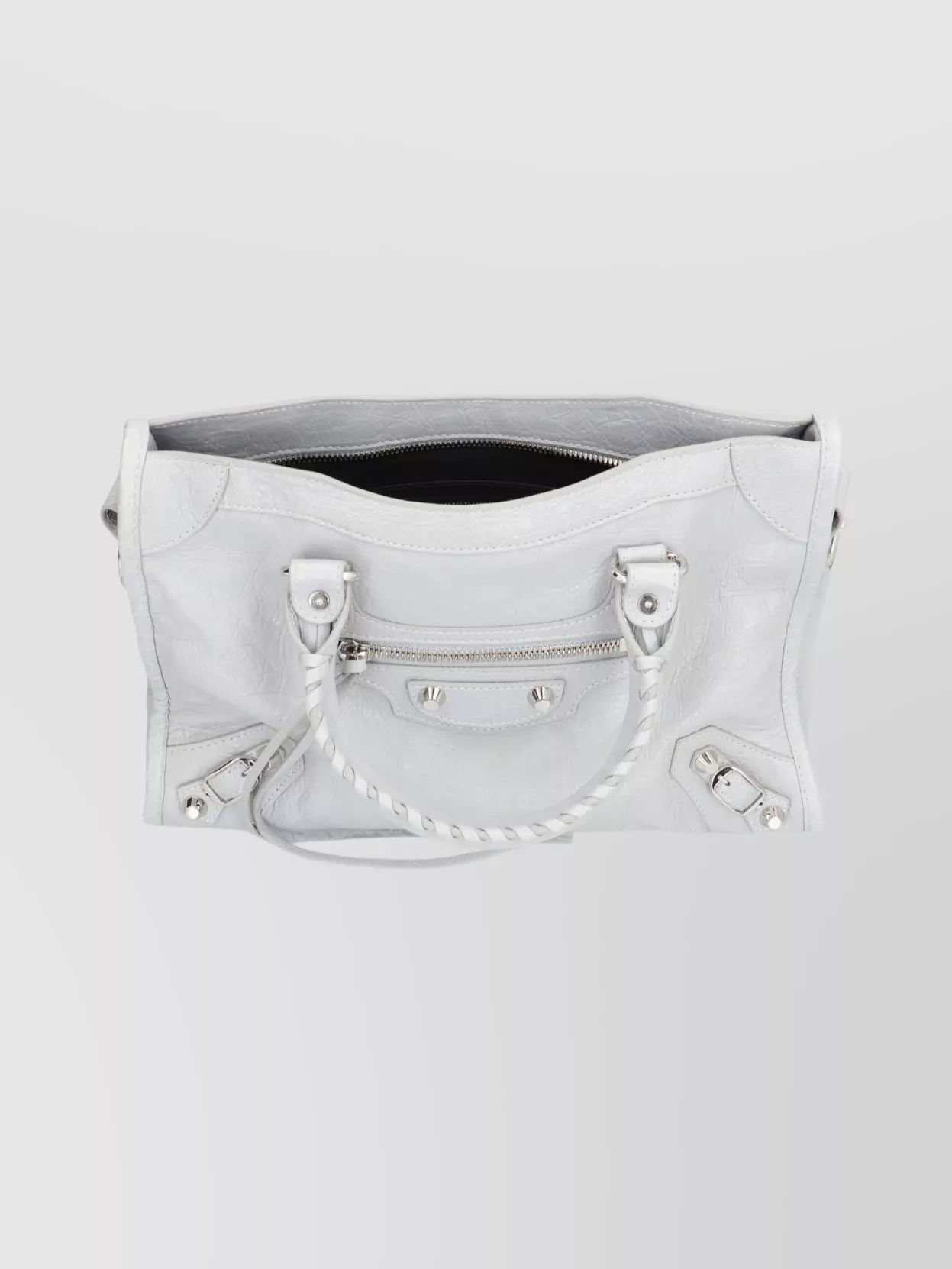 Balenciaga Small Leather Shoulder Bag Featuring Studs