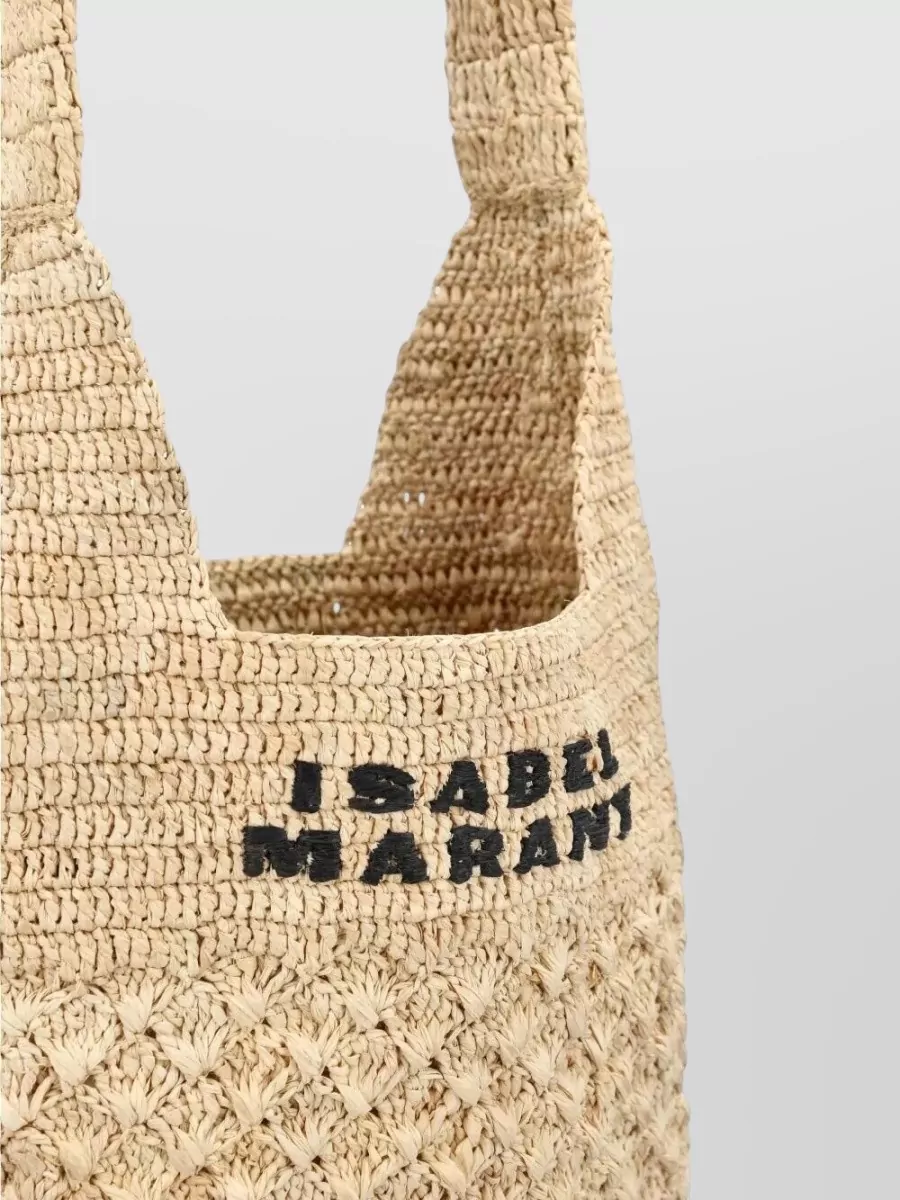 Isabel Marant Small Raffia Shoulder Bag