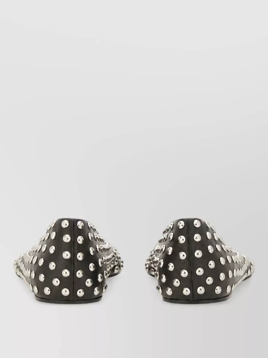 Jil Sander Leather Ballerina Sandals