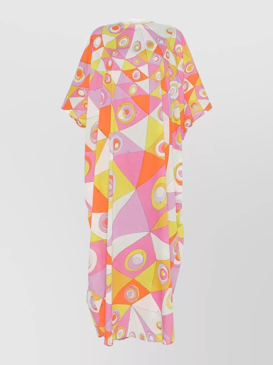 Pucci Cotton Printed Maxi Kaftan Dress