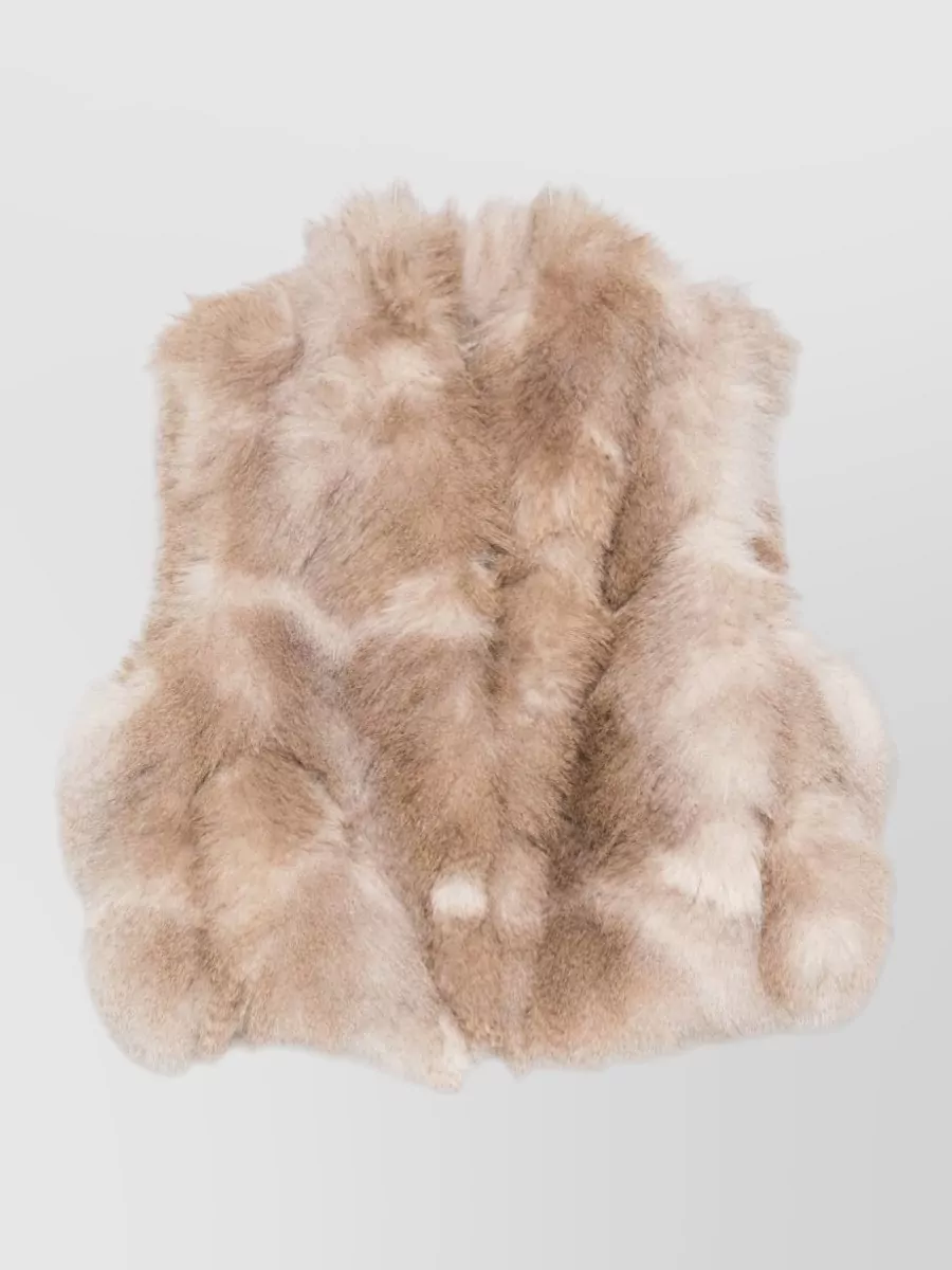 Forte Forte Faux fur sleeveless jacket