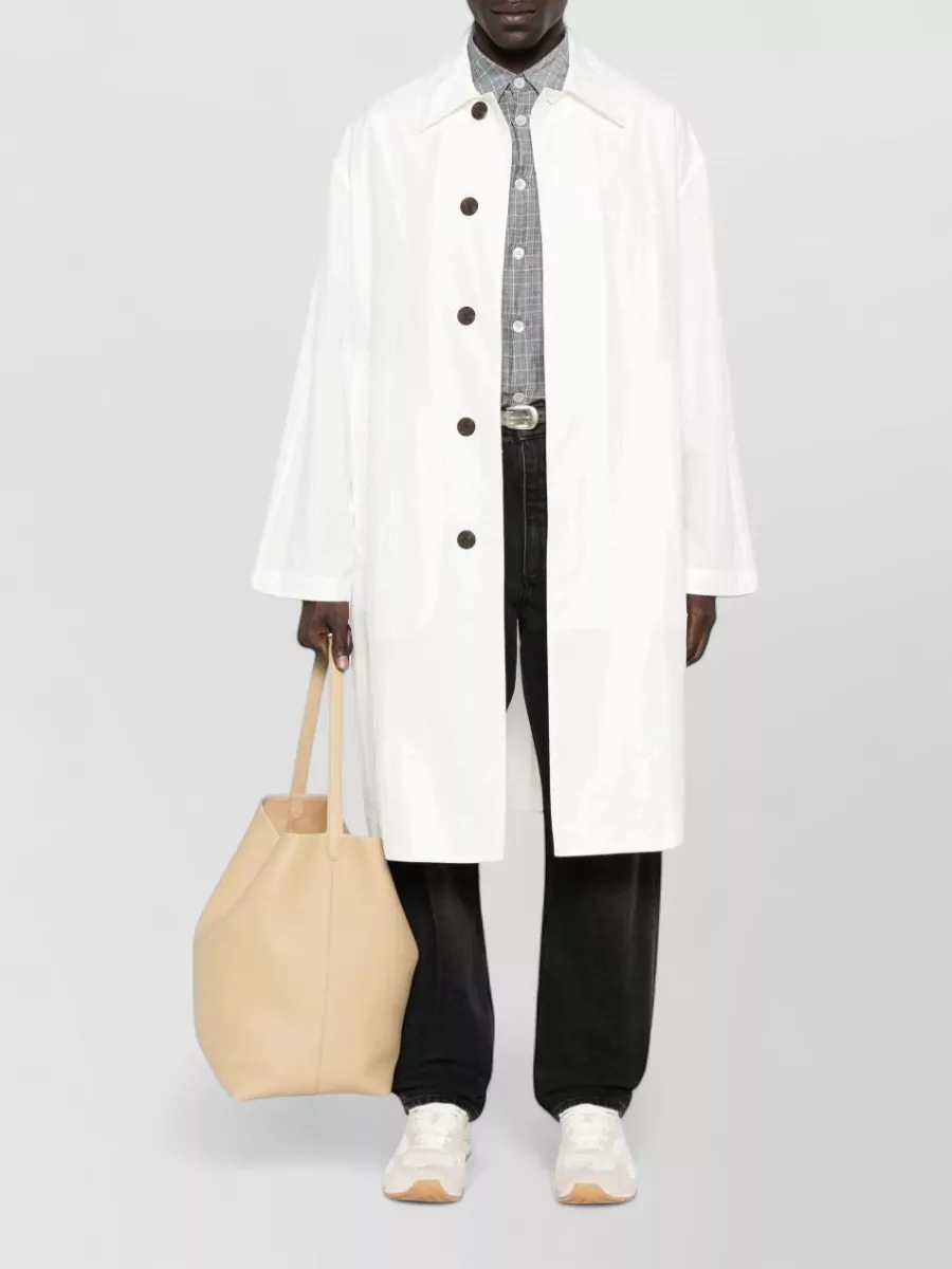 Studio Nicholson Cotton Blend Fitted Jacket