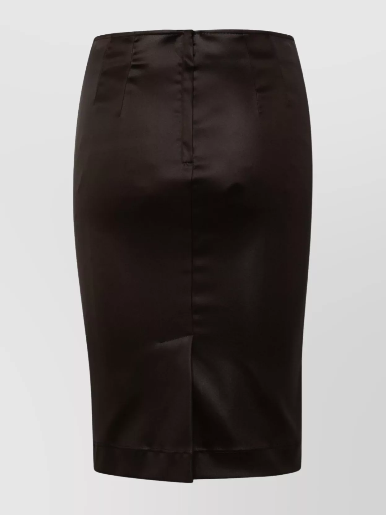 Shop Dolce & Gabbana Skirt Acetate Back Slit High-waisted Design