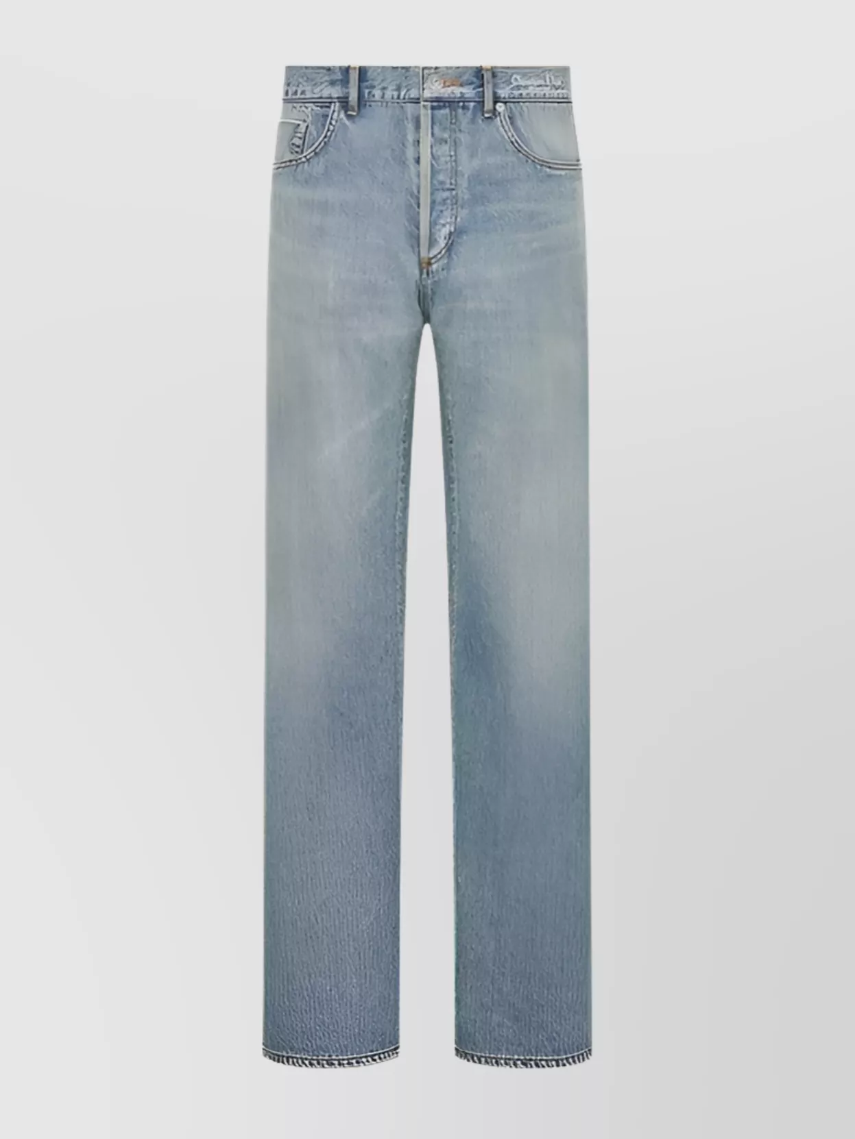 Christian Dior Denim Jeans Featuring Turn-Up Cuffs