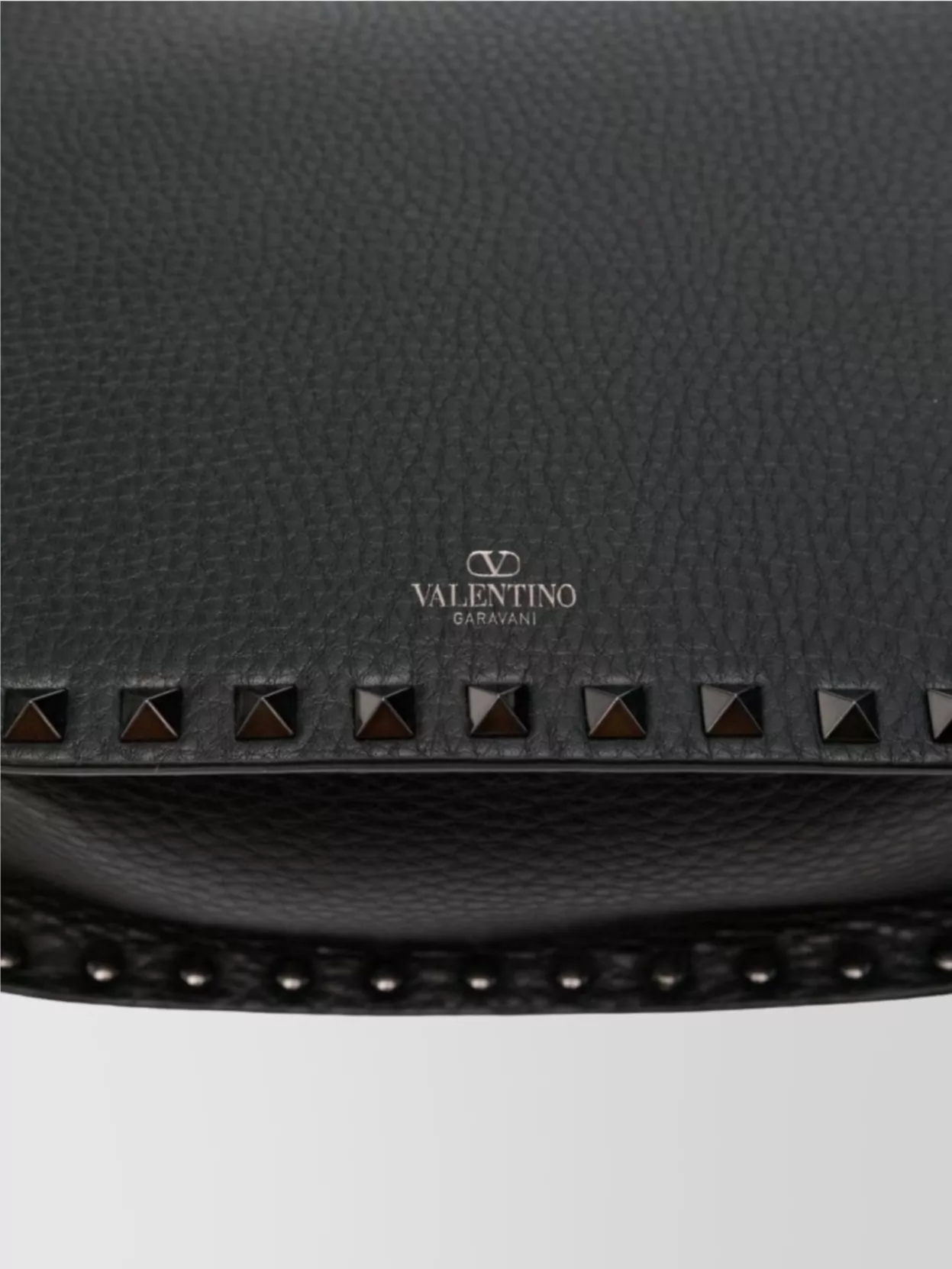 Valentino Garavani Rockstud Leather Hobo Bag