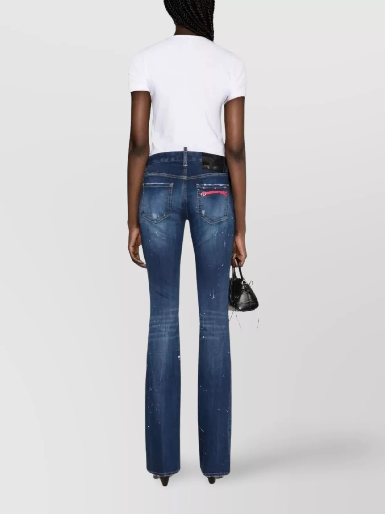 Dsquared2 Mid Rise Flare Twiggy Jean