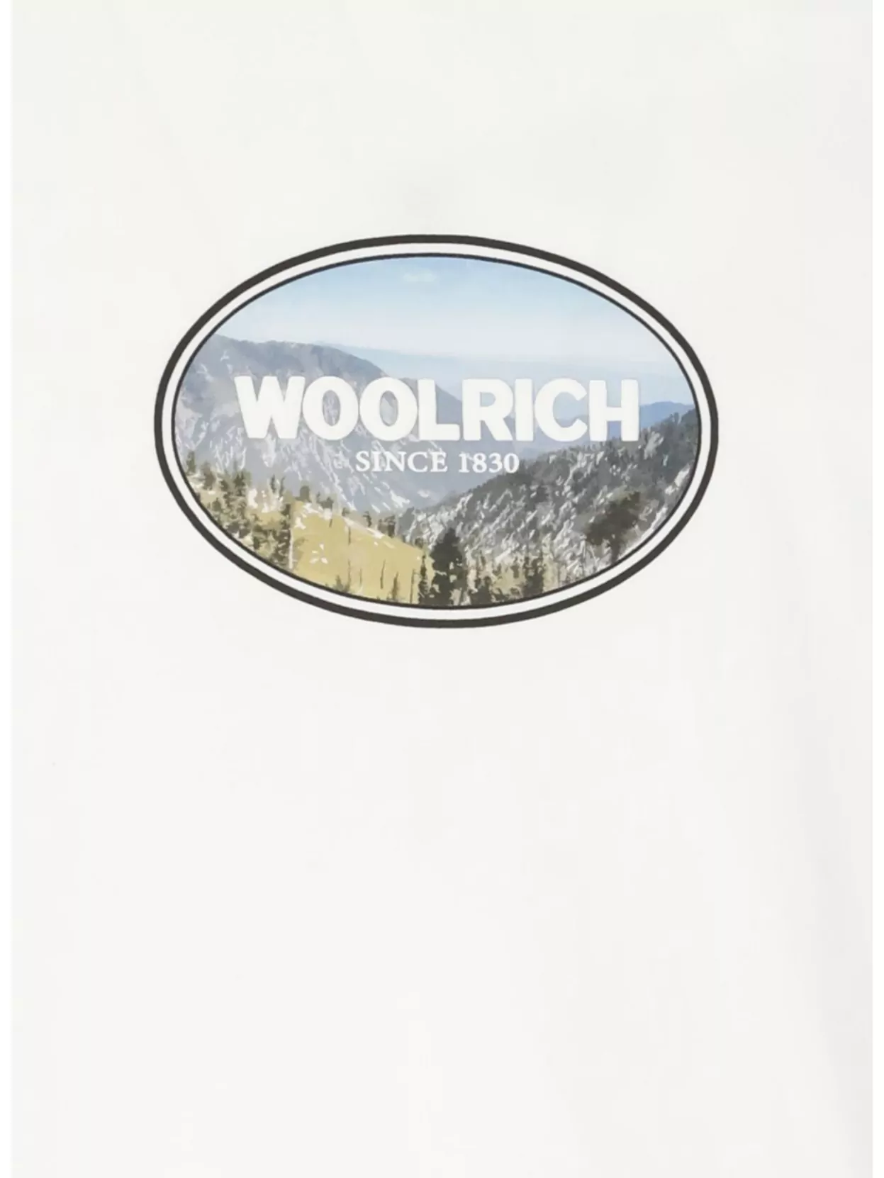 Woolrich Crew Neck Logoed Graphic Print T-Shirt