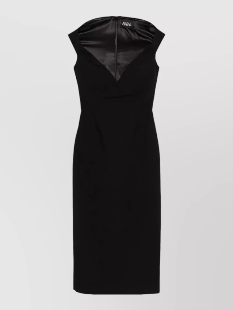 Solace London V-neck midi dress
