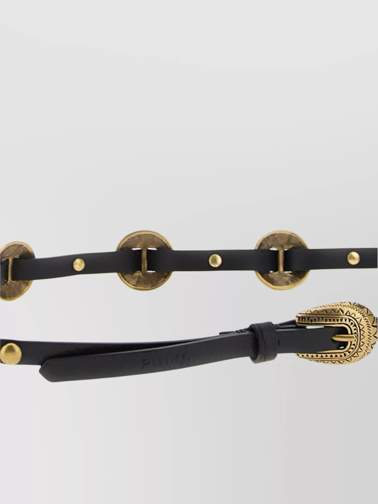 Pinko Adjustable Belt With Gold-Tone Hardware