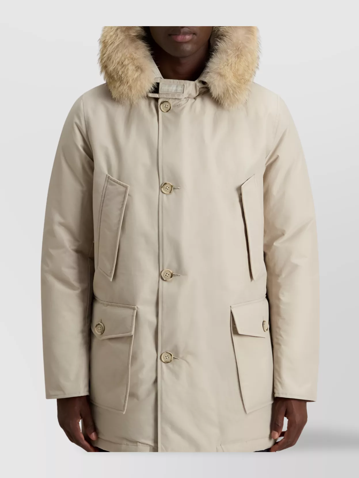 Woolrich Ramar Cloth Parka Detachable Fur