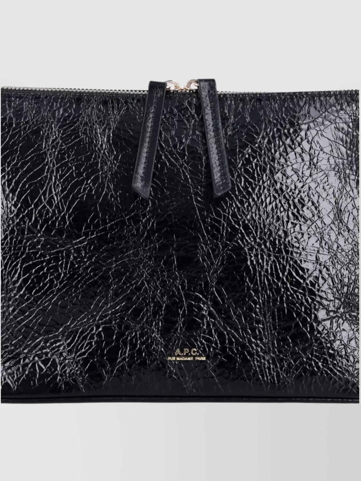 A.p.c. Vera Textured Shoulder Bag With Adjustable Strap