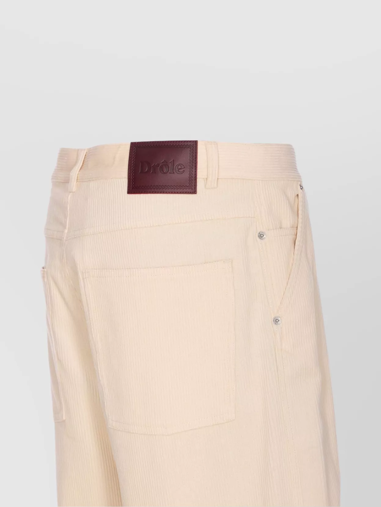 Drôle De Monsieur Wide Leg Baggy Trousers Pockets