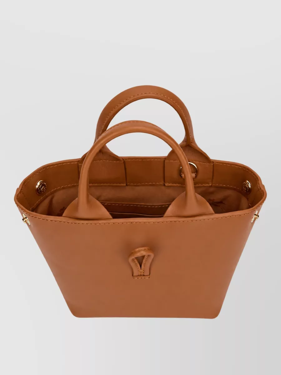 Longchamp Calfskin Le Roseau Mini Bag