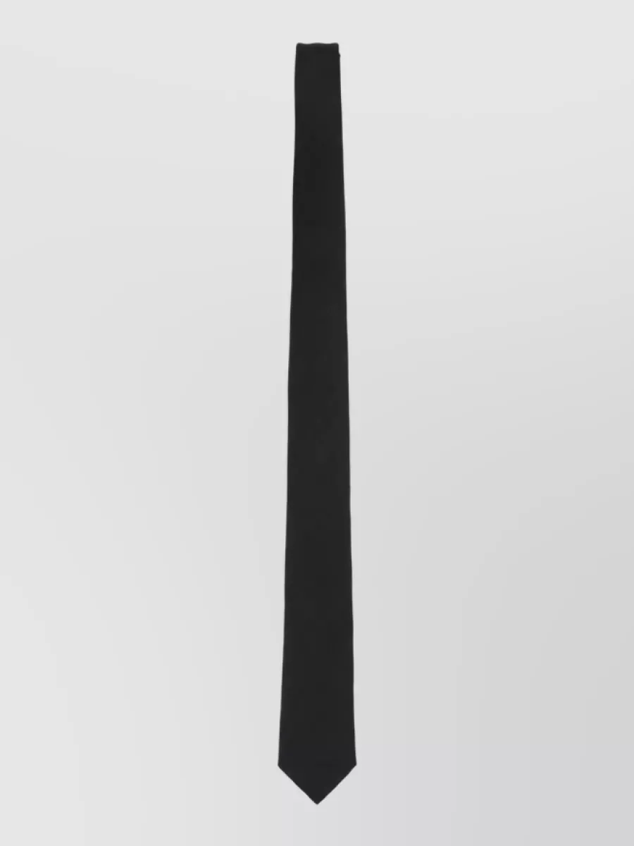 Balenciaga silk wool tie