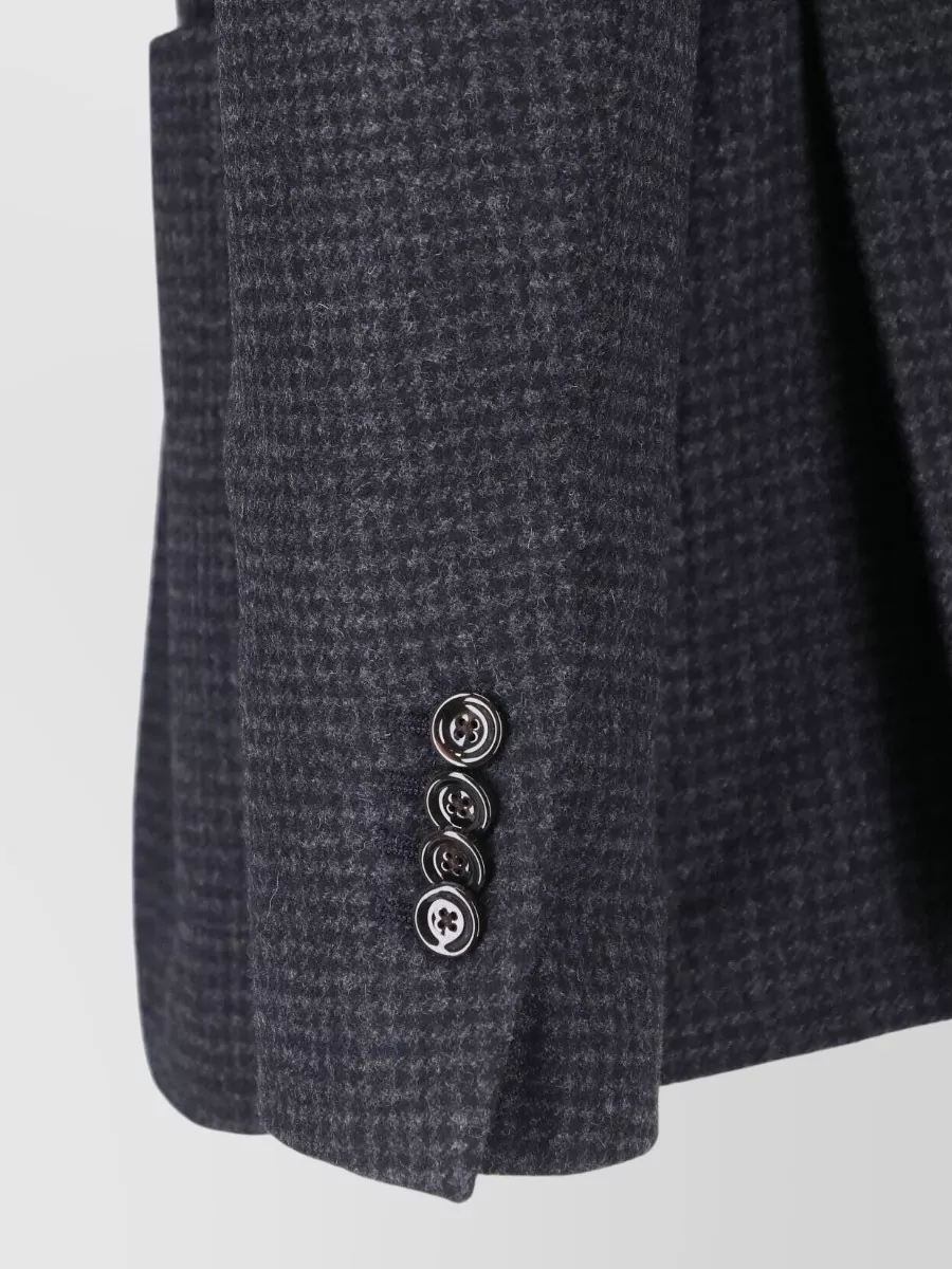 Lardini Cotton Single-Breasted Suit Jacket