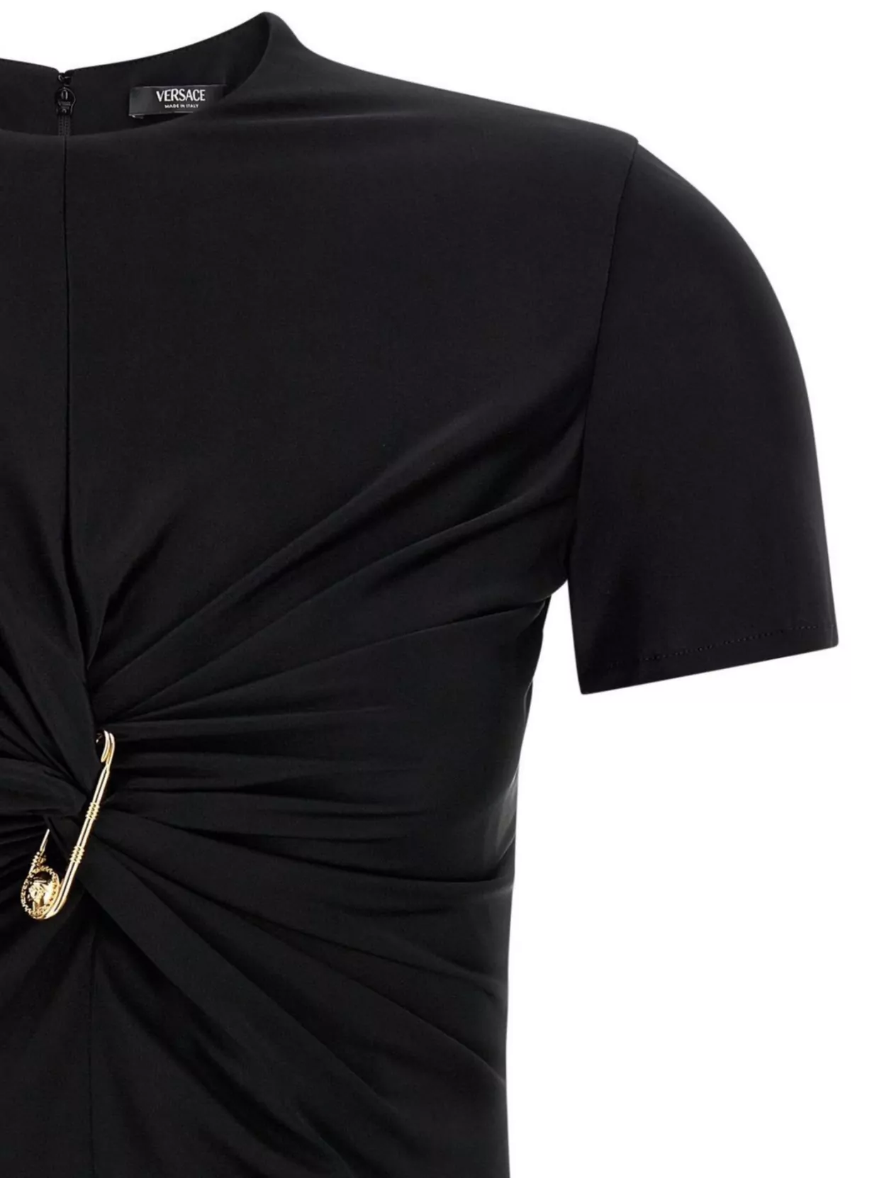 Versace "Secure Pin" Crew Neck Top