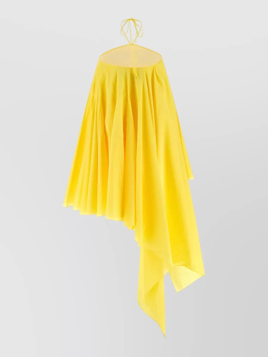 Jacquemus Short Triangle Dress Asymmetric Halter Backless