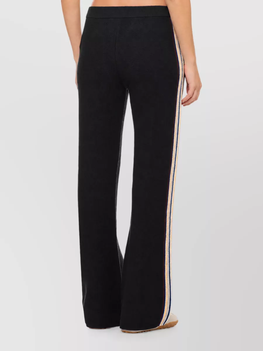 Casablanca Striped Straight-Leg Lounge Pants