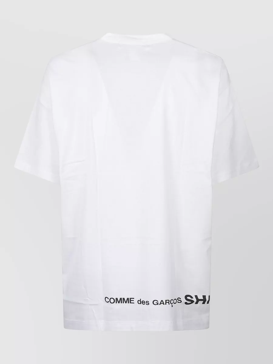 Comme Des Garçons Cotton Oversized Logo-Print T-Shirt