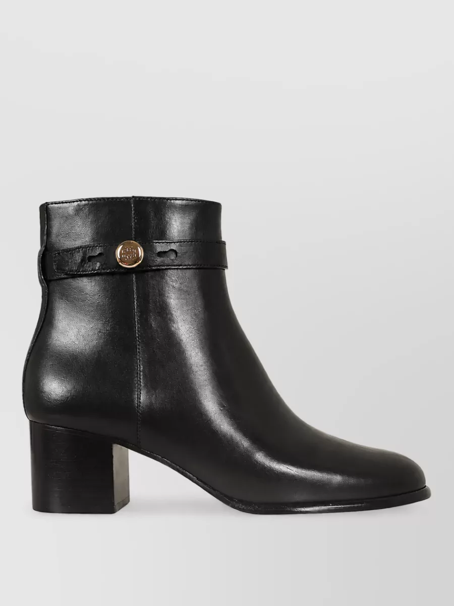 Tory Burch Leather Ankle Boots 50Mm
