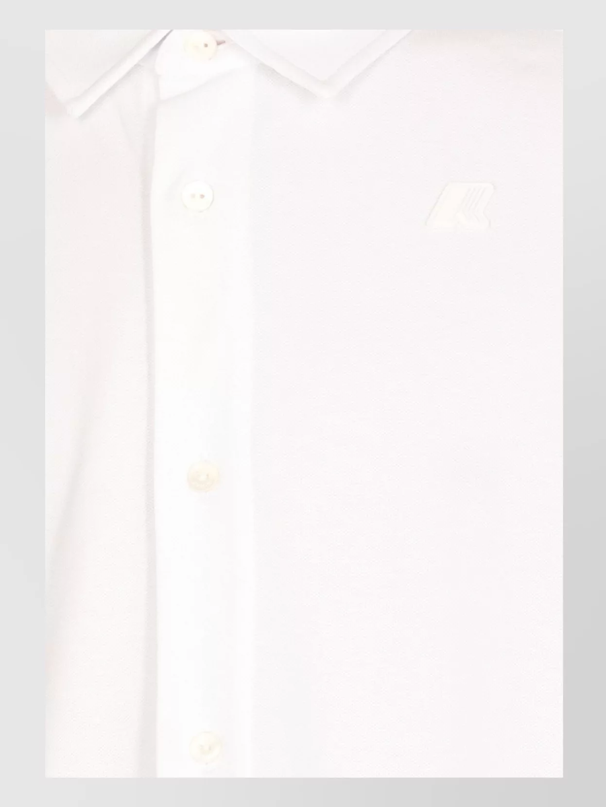 K-Way Cotton Shirt With Button-Down Collar And Long Sleeves