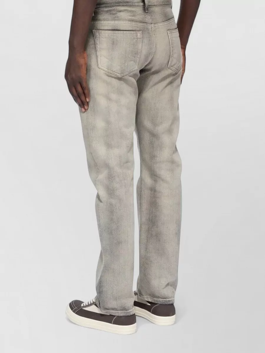 Rick Owens Drkshdw Denim Low-Rise Regular-Fit Jeans