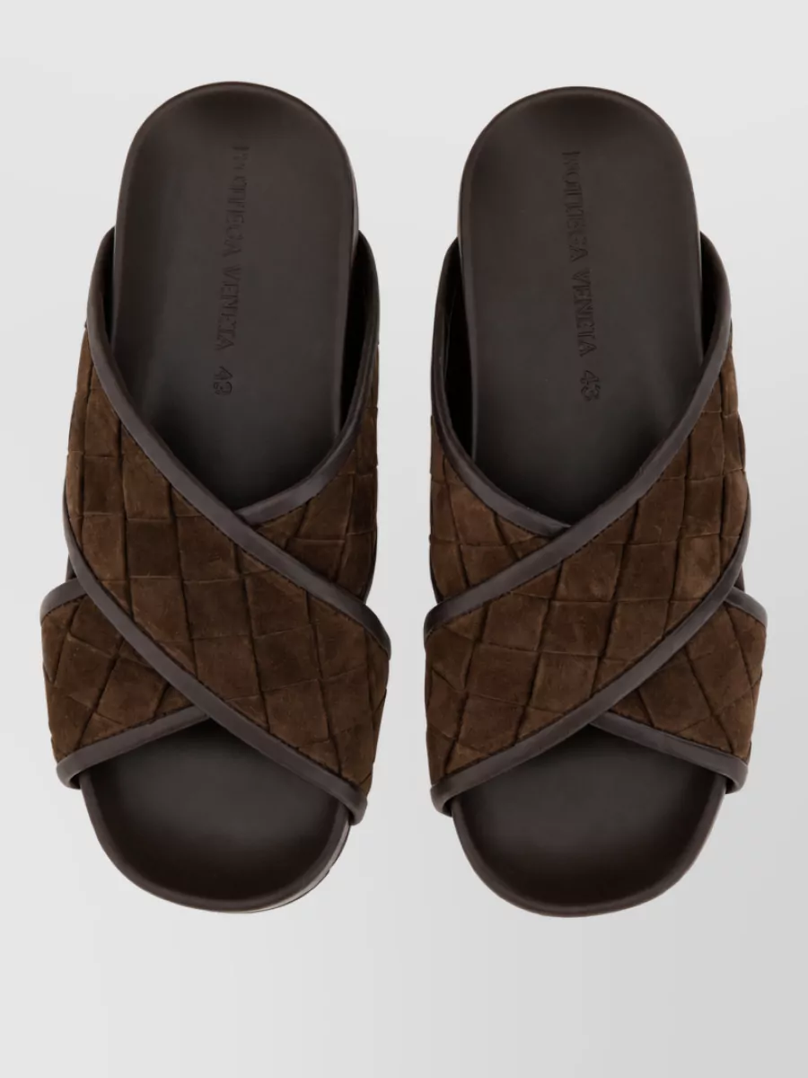 Bottega Veneta Leather Slides