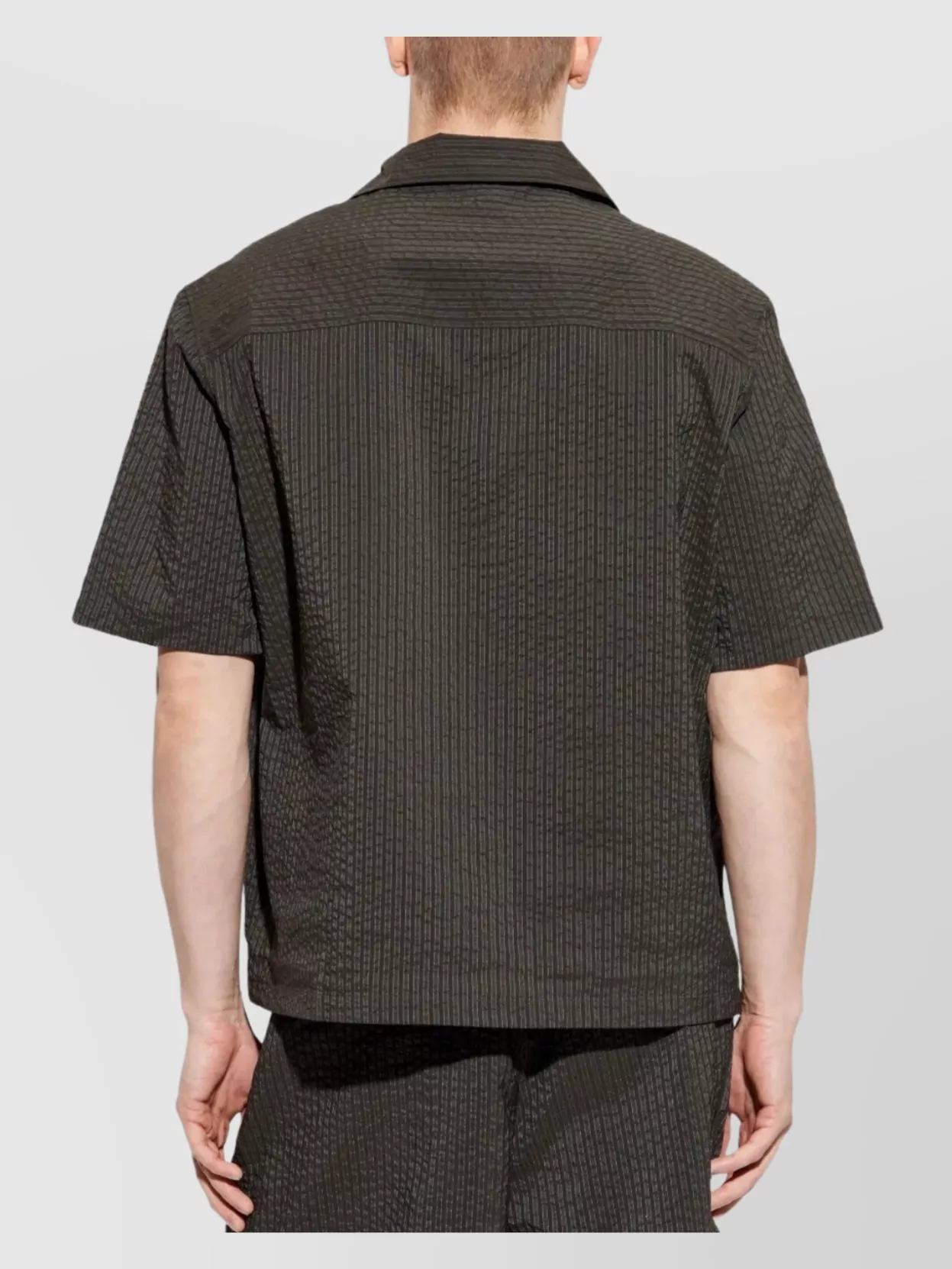 Shop Maison Kitsuné Holiday Shirt Featuring Cuban Collar