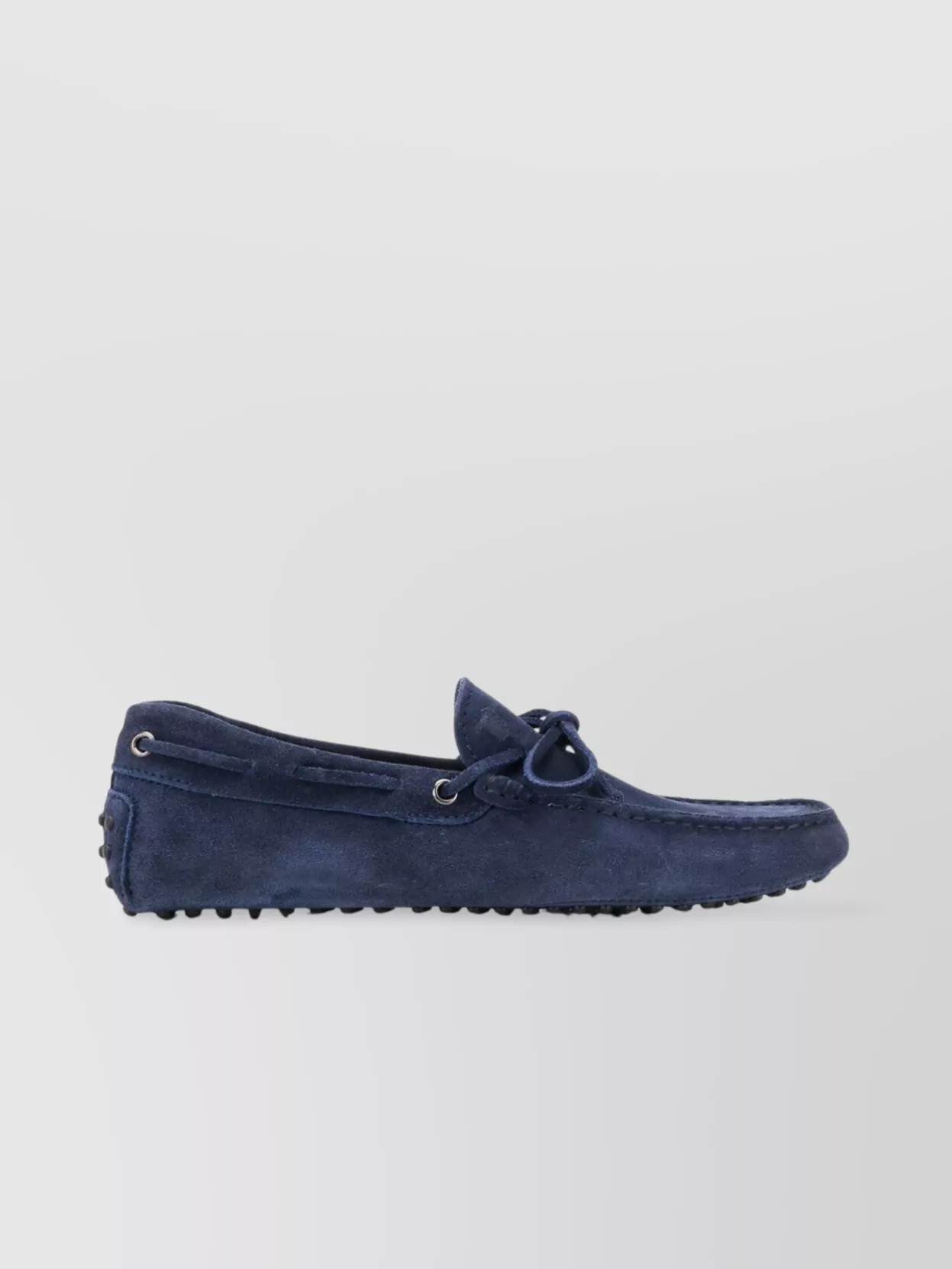 Tod's Bow Detail Soft Suede Loafer
