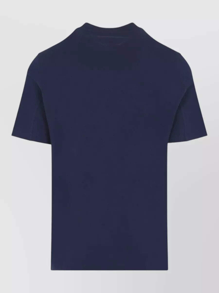 Brunello Cucinelli Cotton Logo Print Short Sleeve T-Shirt