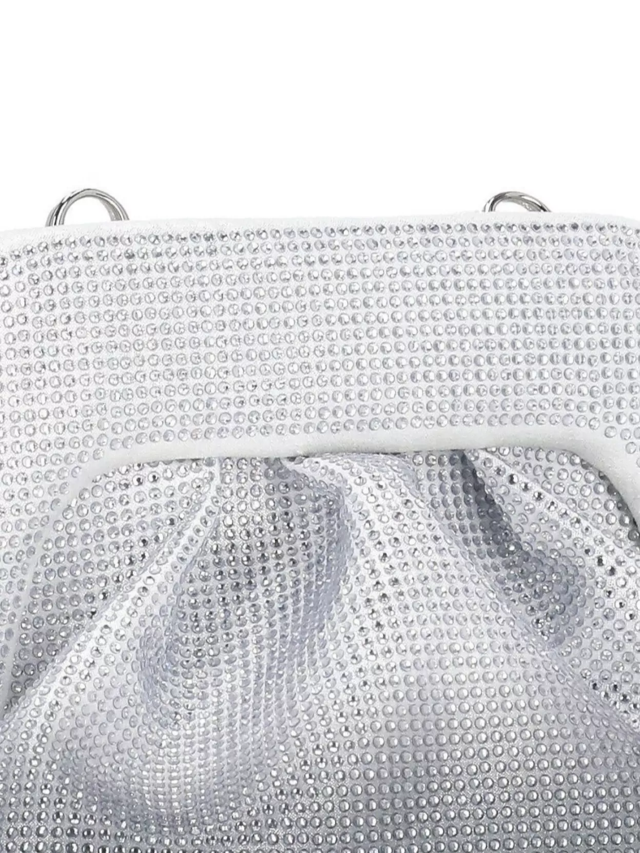Themoiré Crystal Embellished Clutch Bag