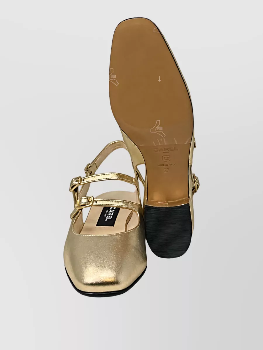 Carel Paris Patent Leather Slingback Pumps