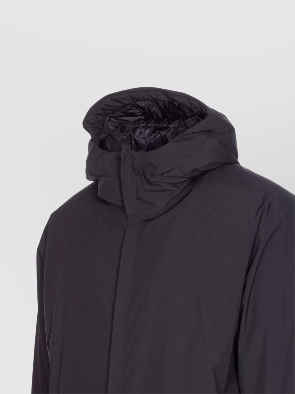 Herno Lightweight Hooded Down Jacket Pockets