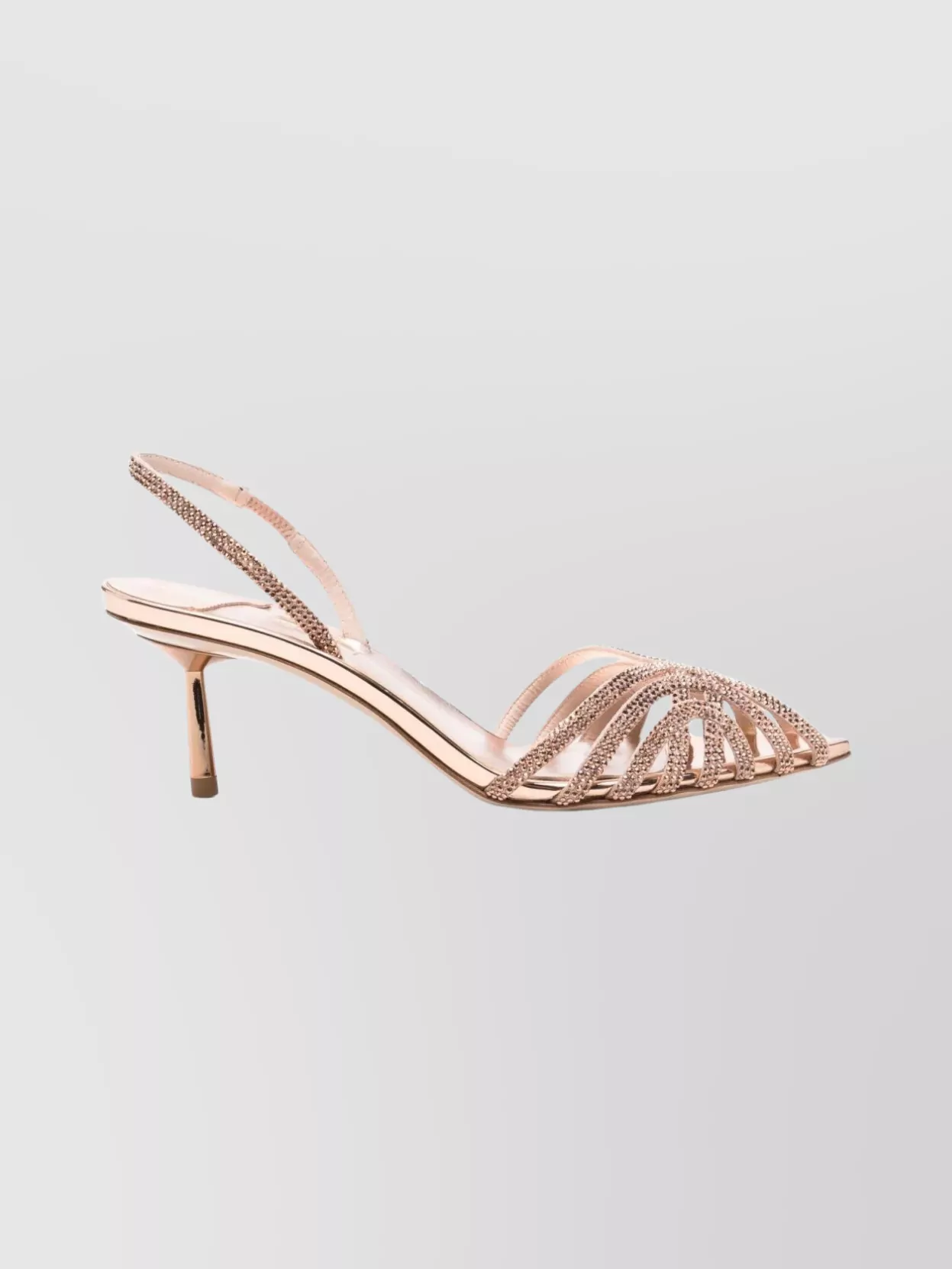 Le Silla Strappy Sandals Featuring Crystal Embellishments
