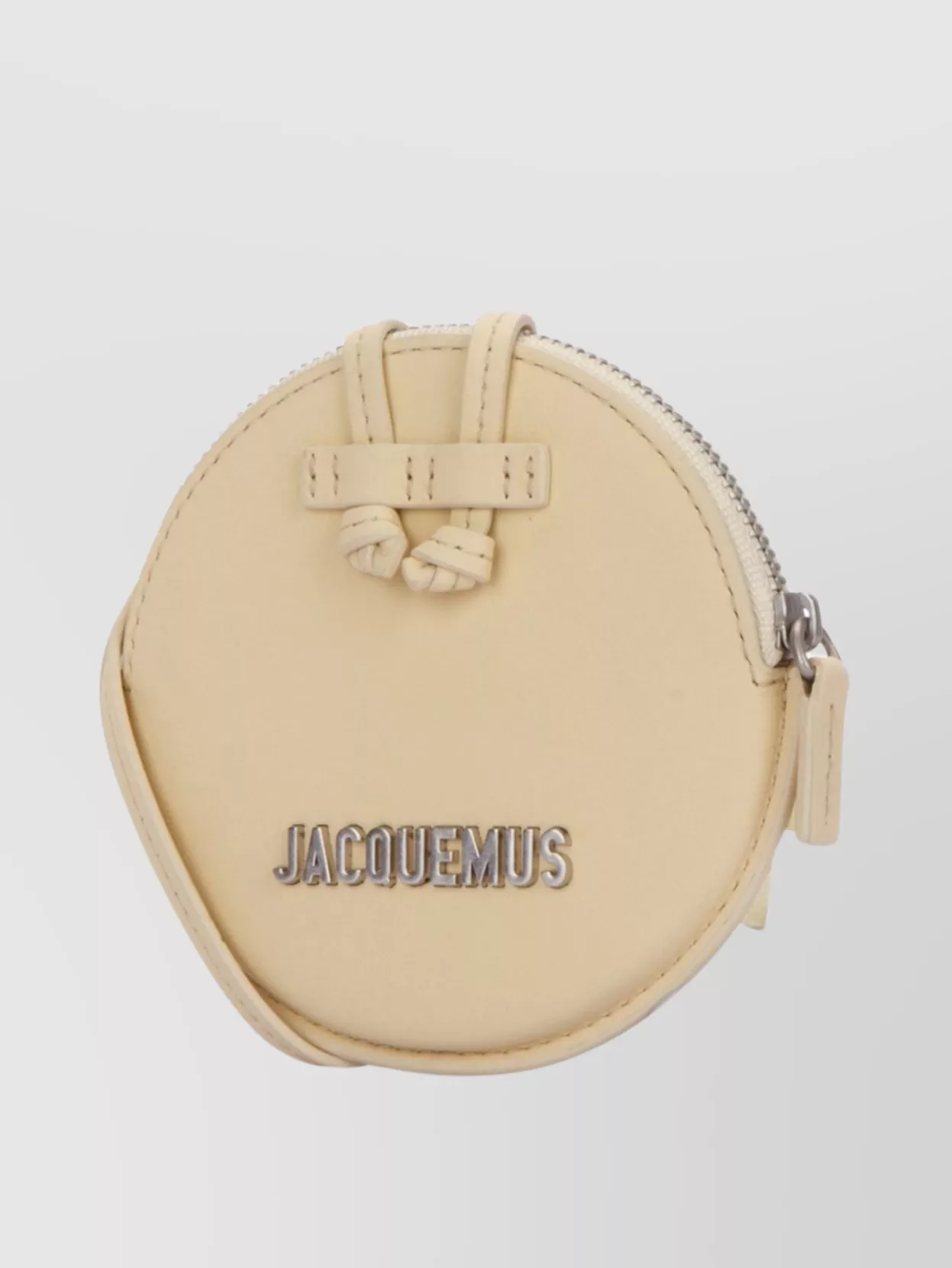 Shop Jacquemus Circular Wallet In Neutral Tones