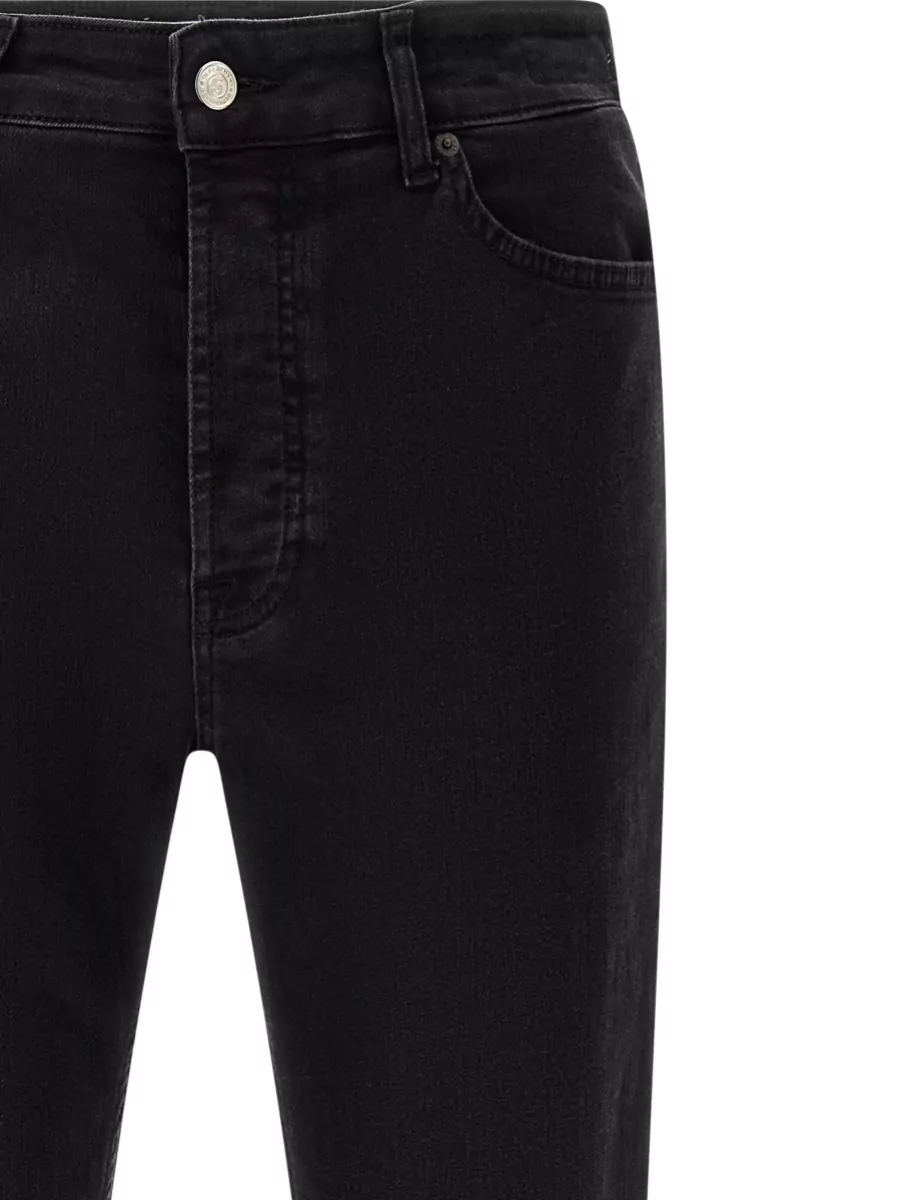 Department 5 Denim Cropped Mid-Rise Straight-Leg Jeans