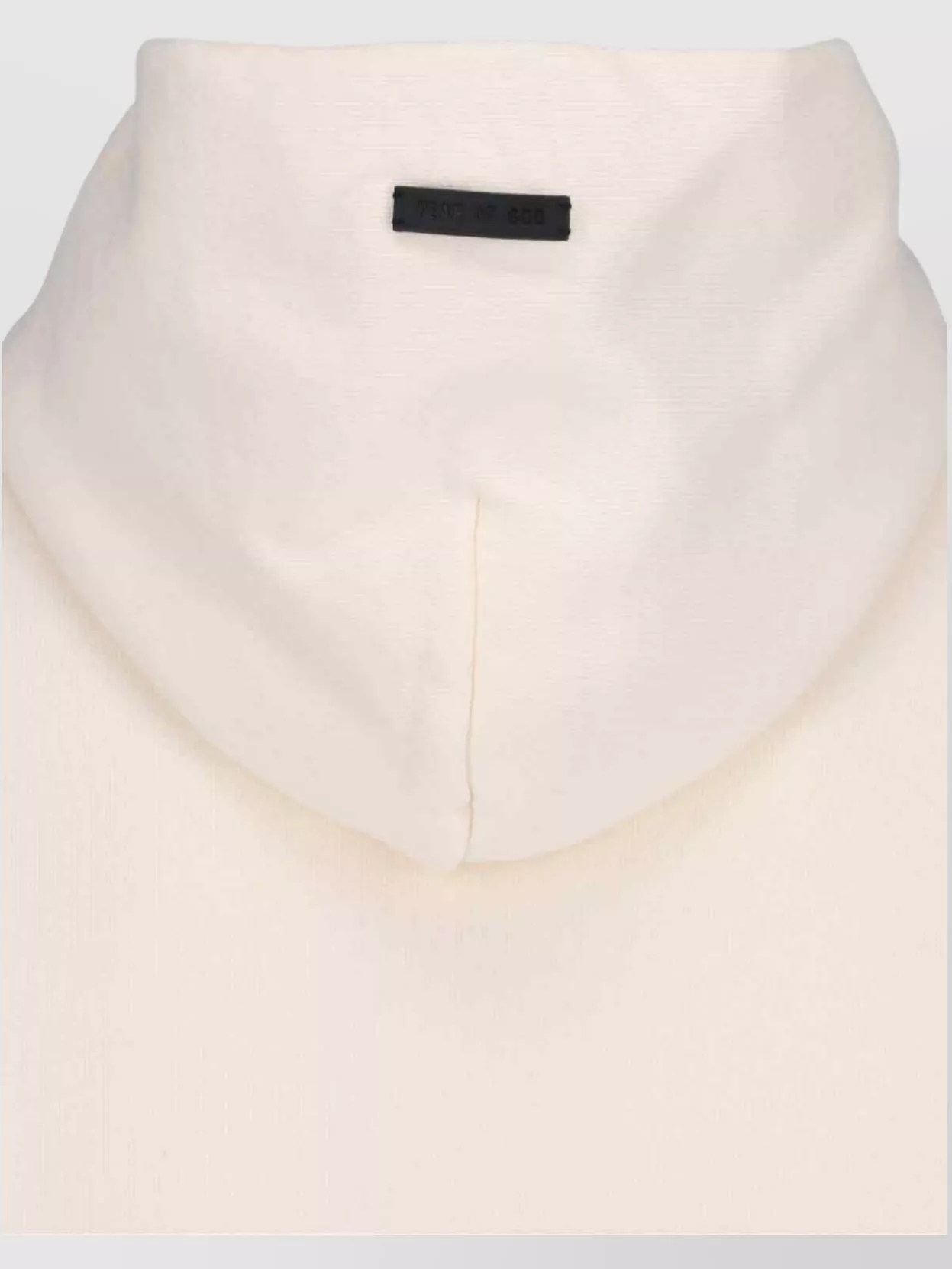Fear Of God Hooded Kangaroo Pocket Ribbed Cuffs Sweater In Neutrals
