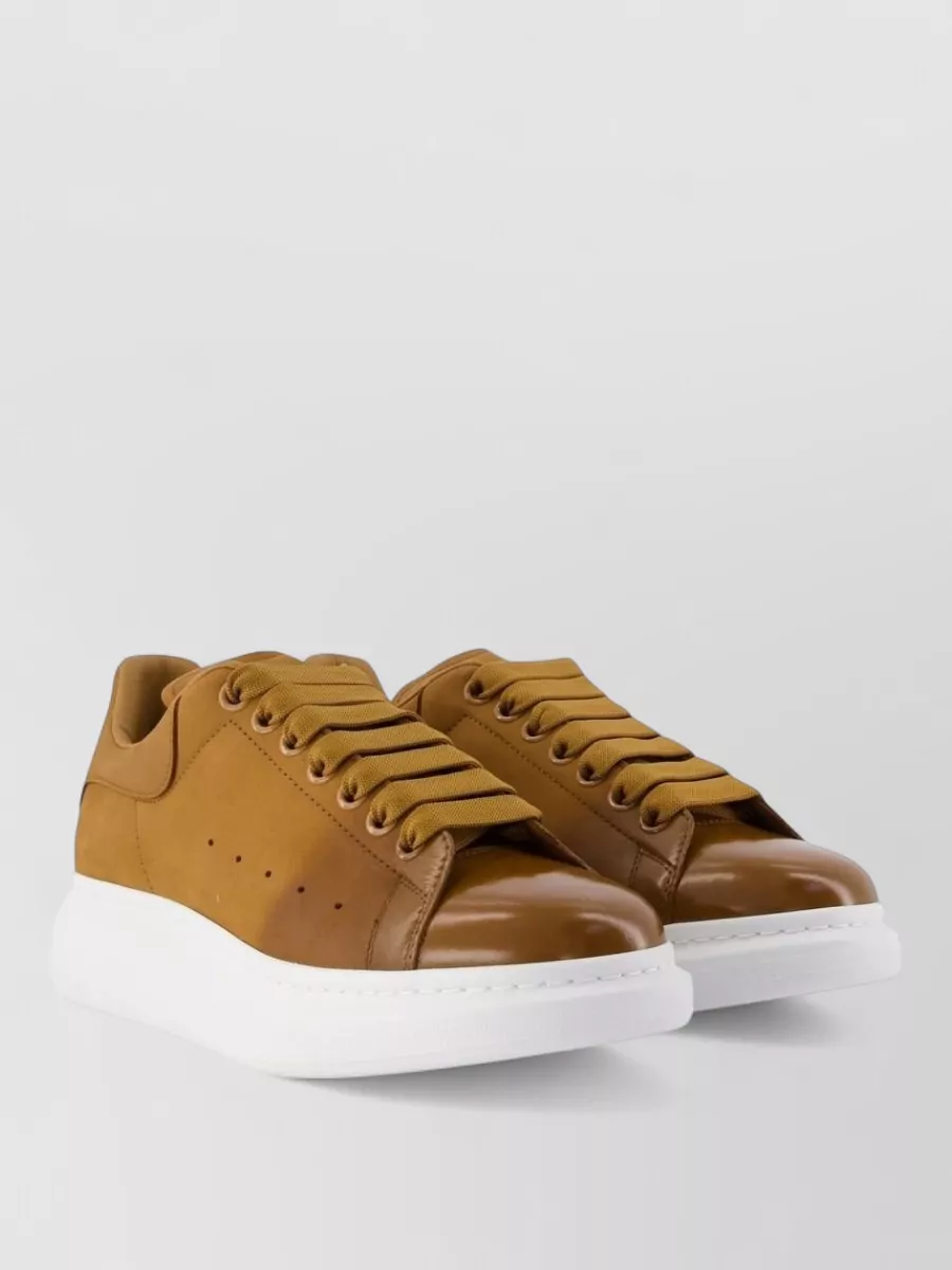 Alexander McQueen leather oversized sneakers