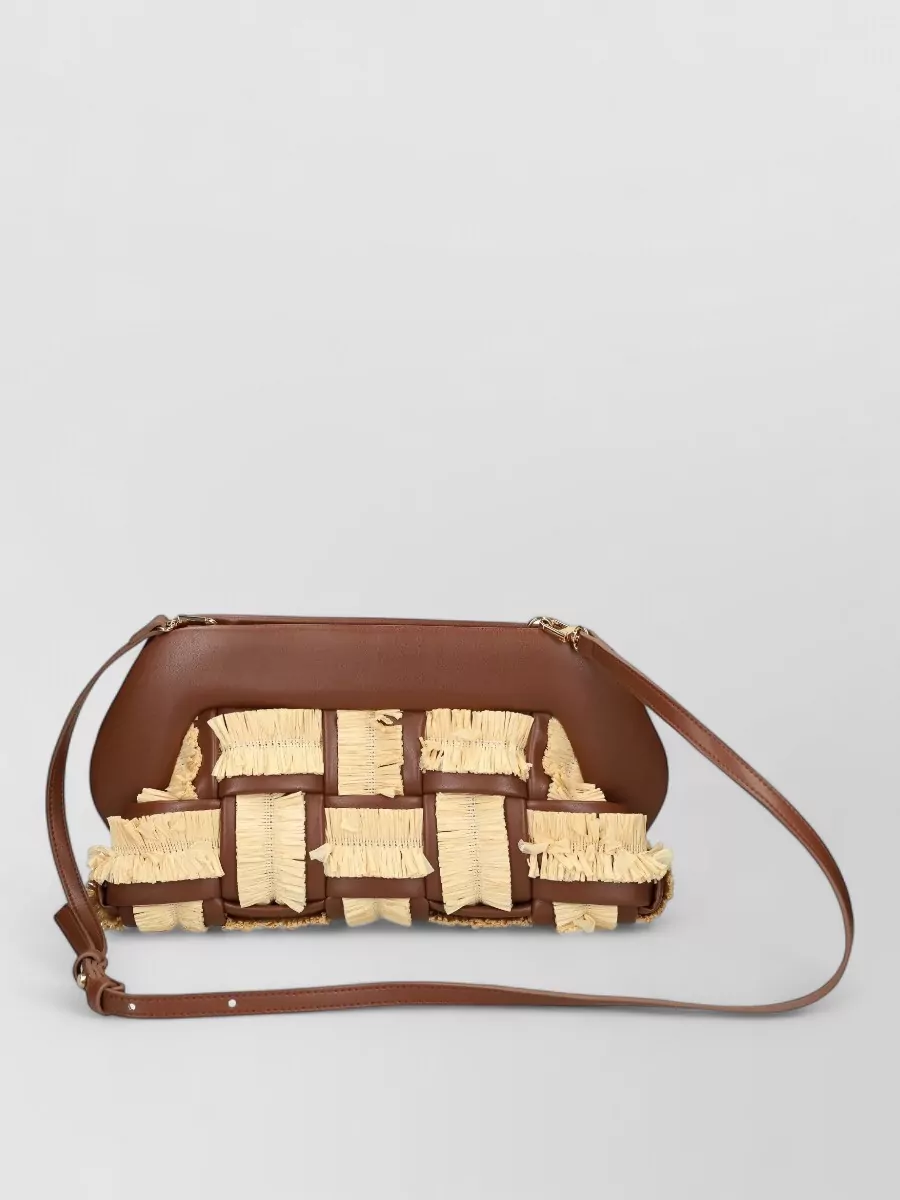 Themoiré Bios Leather Clutch Bag